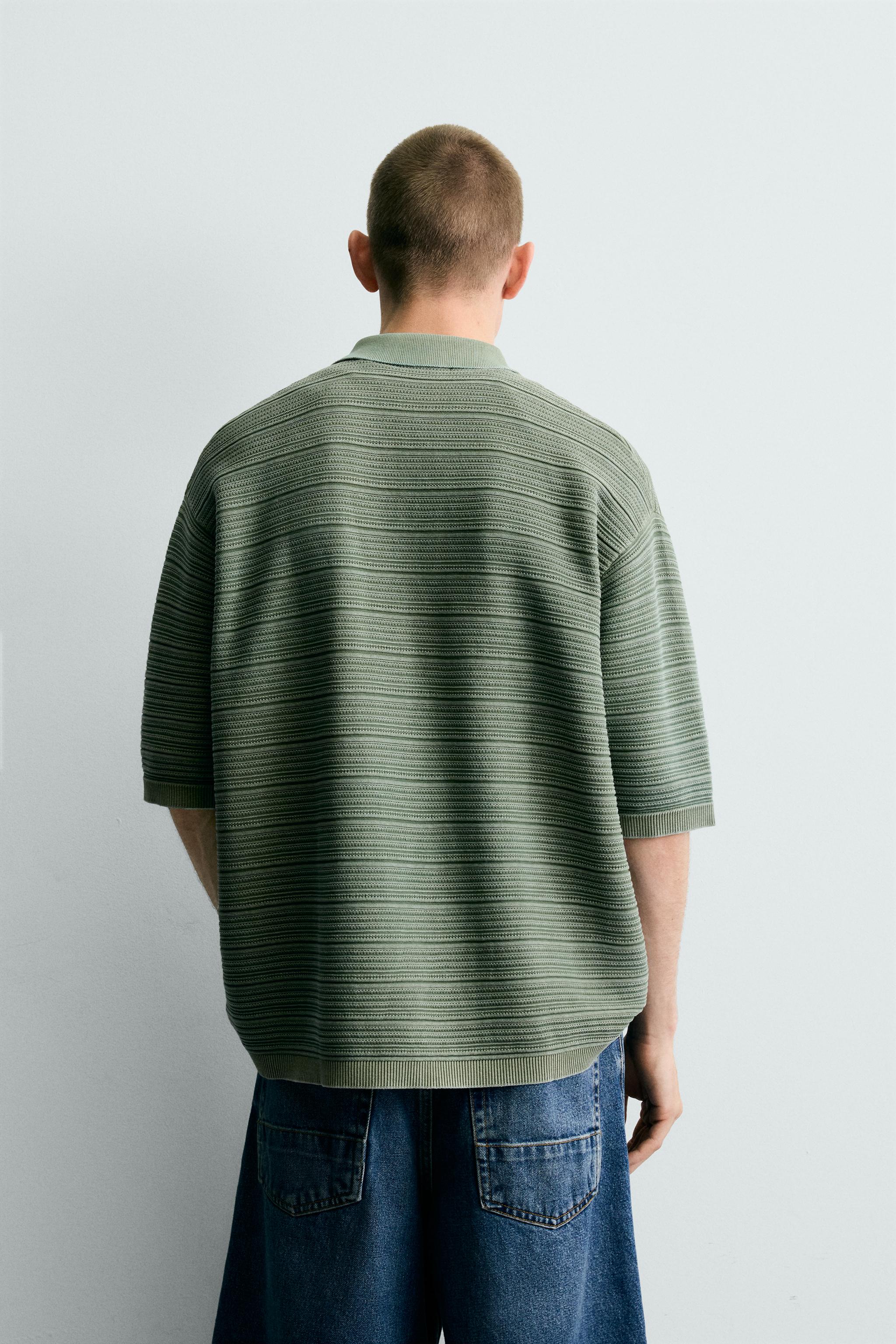 RELAXED FIT WASHED KNIT POLO